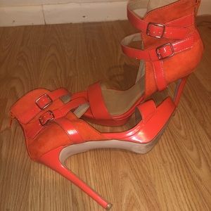 High heel small platform